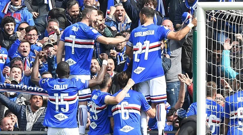sampdoria fc soccer team 2019