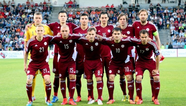 LATVIA NATIONAL FC SOCCER TEAM 2019