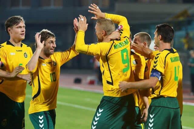 LITHUANIA NATIONAL FC SOCCER TEAM 2019